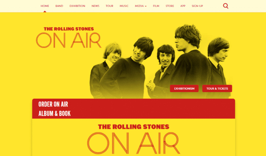 Ο ιστότοπος των Rolling Stones βασίζεται στο WordPress: